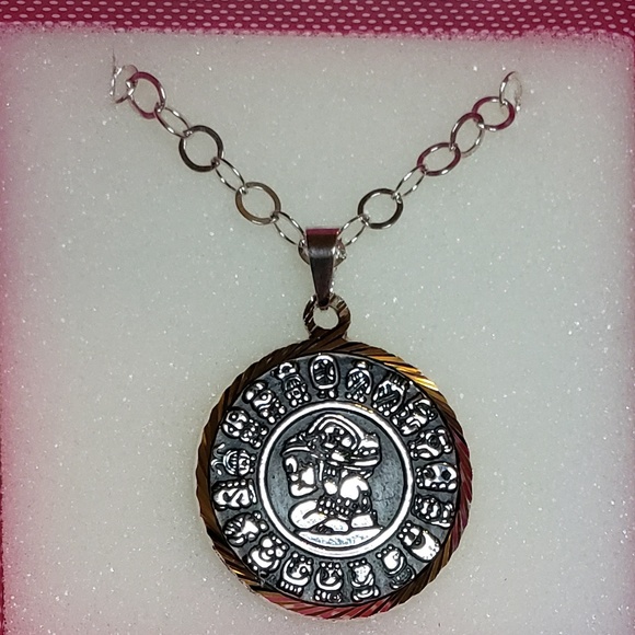 .950 Mexican Silver Mayan Cargador Del Tiempo - Picture 2 of 7